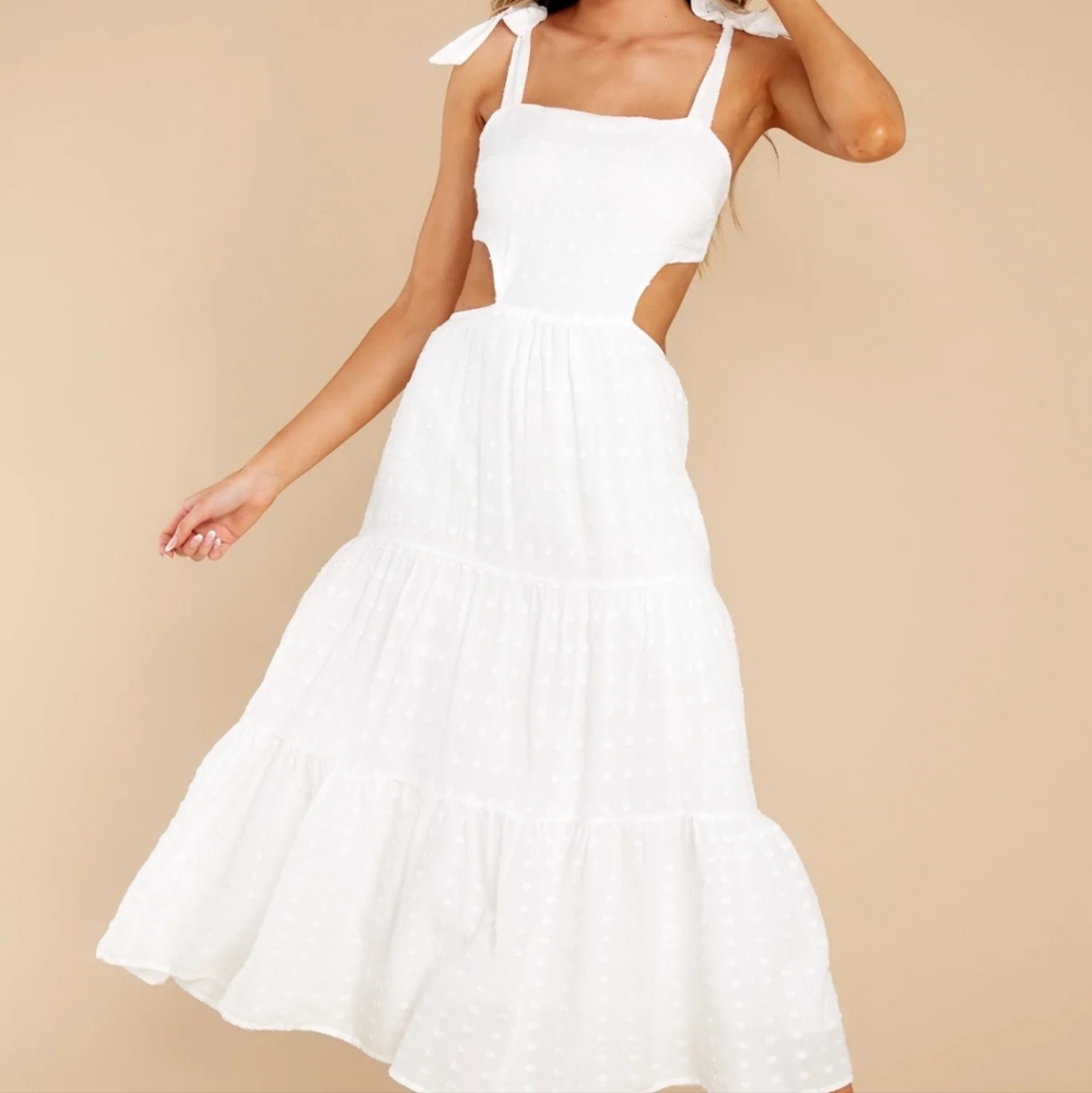 Minkpink White Maxi Dress